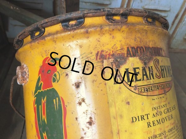 画像16: Vintage  ADCO SOAP PARROT Motor Gas Oil 5 Gallon Can (B134)   (16)