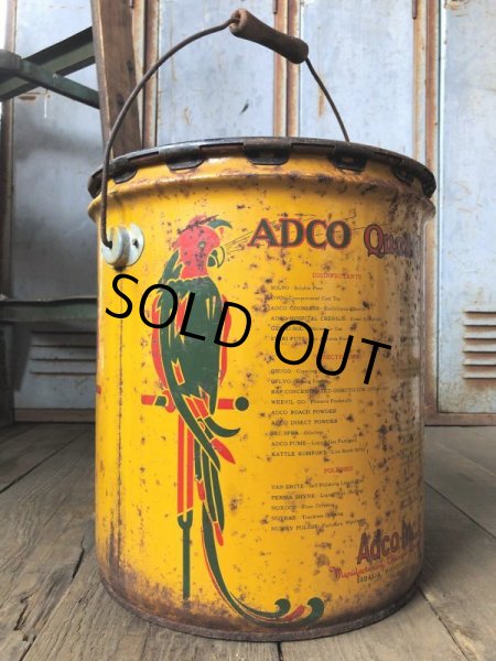 画像6: Vintage  ADCO SOAP PARROT Motor Gas Oil 5 Gallon Can (B134)   (6)