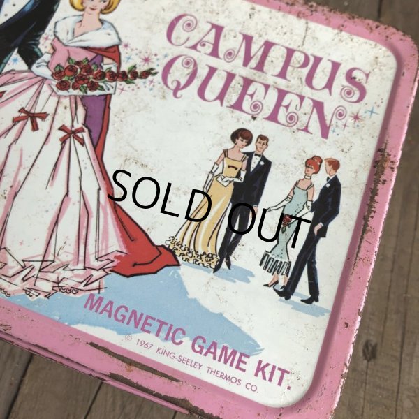 画像10: 60s Vintage Lunch Box Campus Queen (B142) (10)