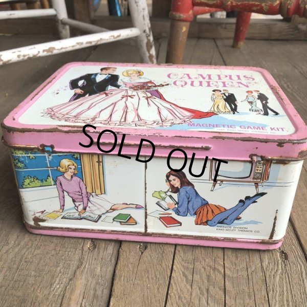 画像5: 60s Vintage Lunch Box Campus Queen (B142) (5)