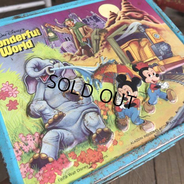 画像10: 70s Vintage Lunch Box Disney Magic Kingdom (B145) (10)