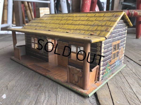 画像2: 50s Vintage Marx Western Play Set Toy Bar-M-Ranch (B154) (2)