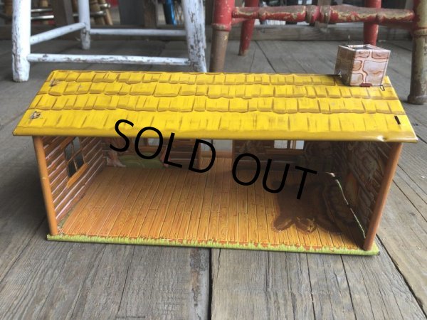 画像6: 50s Vintage Marx Western Play Set Toy Bar-M-Ranch (B155) (6)