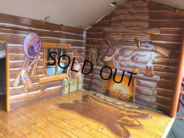 画像7: 50s Vintage Marx Western Play Set Toy Bar-M-Ranch (B155) (7)