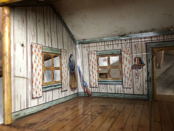 画像9: 50s Vintage Marx Play Set Western House (B153) (9)