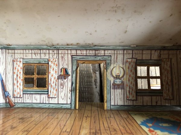 画像10: 50s Vintage Marx Play Set Western House (B153) (10)