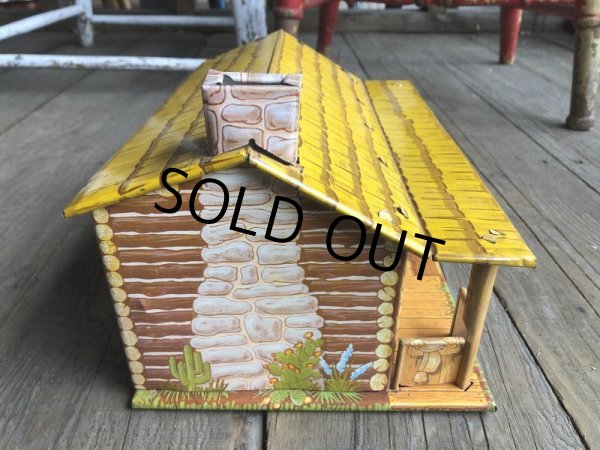 画像3: 50s Vintage Marx Western Play Set Toy Bar-M-Ranch (B155) (3)