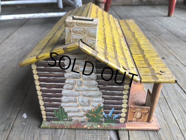 画像3: 50s Vintage Marx Western Play Set Toy Bar-M-Ranch (B154) (3)