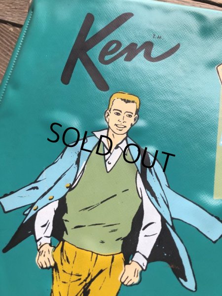 画像12: 60s Vintage Mattel Barbie Ken Fashion Doll Case (B164) (12)