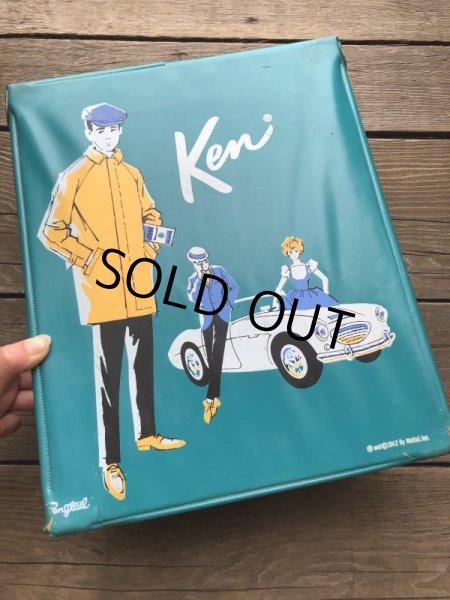 画像11: 60s Vintage Mattel Barbie Ken Fashion Doll Case (B162) (11)