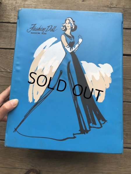 画像9: 60s Vintage Fashion Doll Wardrobe Trunk Case (B169) (9)