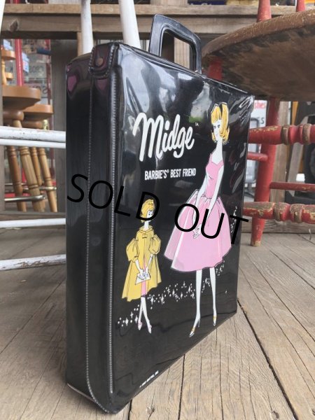 画像2: 60s Vintage Mattel Barbie Midge Fashion Doll Case (B168) (2)