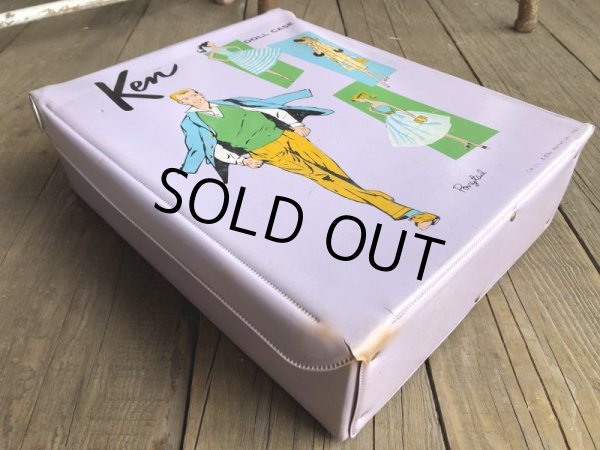 画像8: 60s Vintage Mattel Barbie Ken Fashion Doll Case (B163) (8)