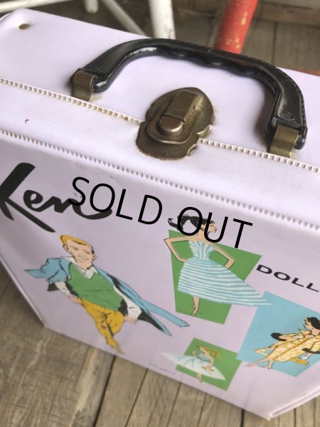 画像5: 60s Vintage Mattel Barbie Ken Fashion Doll Case (B163) (5)