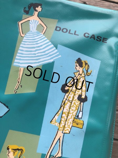 画像11: 60s Vintage Mattel Barbie Ken Fashion Doll Case (B164) (11)