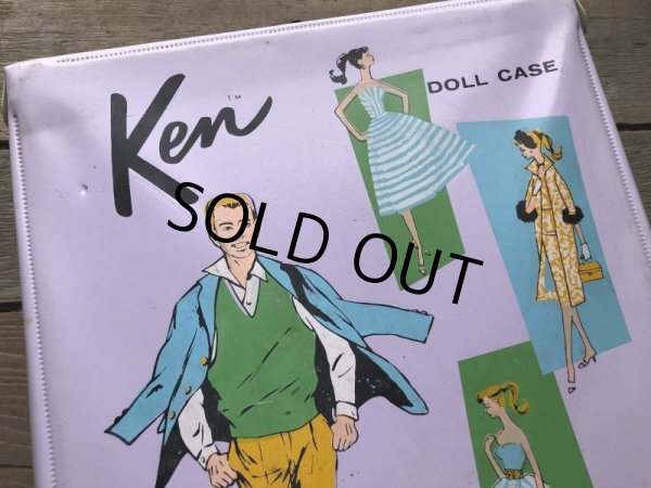 画像10: 60s Vintage Mattel Barbie Ken Fashion Doll Case (B163) (10)