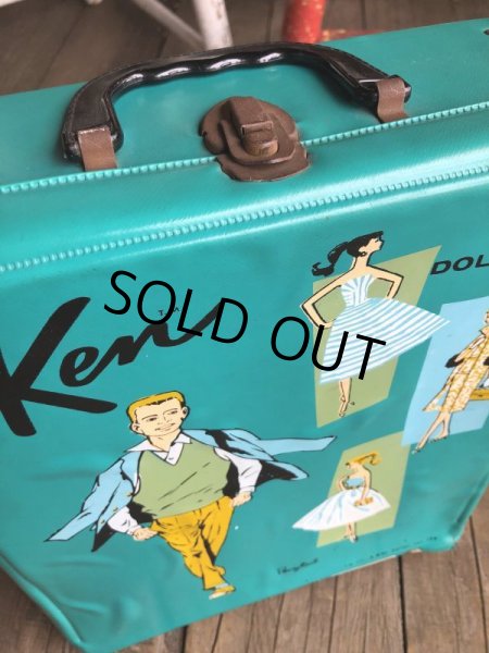 画像5: 60s Vintage Mattel Barbie Ken Fashion Doll Case (B164) (5)