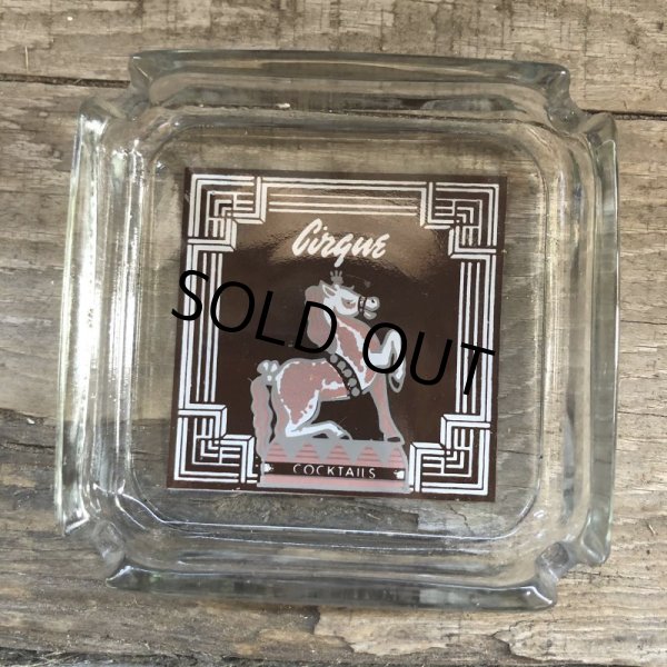 画像4: Vintage Motel Restaurant Ashtray / Cirque COCKTAIL (B184)  (4)