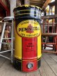 画像1: Vintage PENNZOIL Oil Drum Can Good Condition (B196) (1)