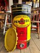 画像9: Vintage PENNZOIL Oil Drum Can Good Condition (B196) (9)