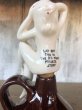 画像10: Vintage Japan Nude Naked Pin-up Girl Ceramic Decanter  Lay Off .. (B202) (10)