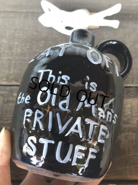 画像8: Vintage Japan Nude Naked Pin-up Girl Ceramic Decanter  Lay Off .. (B204) (8)