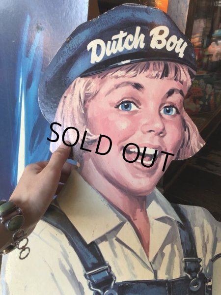 画像8: Vintage DUTCH BOY PAINTS Store Display Cardboard Sign (B205) (8)