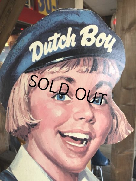 画像2: Vintage DUTCH BOY PAINTS Store Display Cardboard Sign (B205) (2)