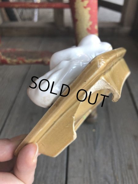 画像9: Vintage Japan Nude Naked Pin-up Girl Ceramic Ashtray (B201) (9)