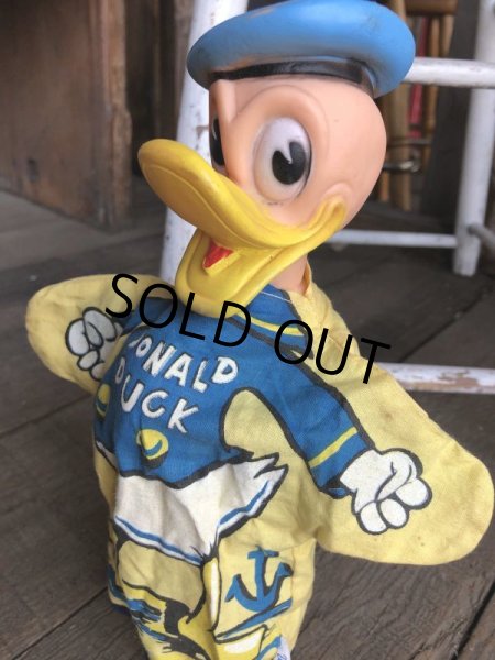 画像4: 50s Vintage Gund Disney Hand Puppet Donald Duck (B207) (4)
