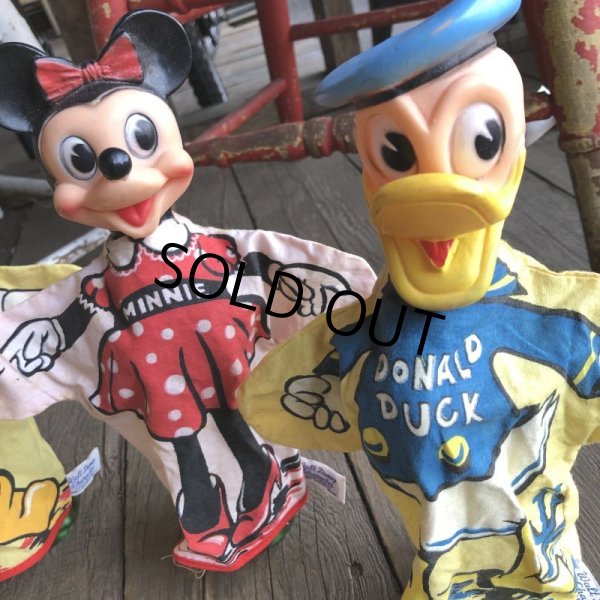 画像9: 50s Vintage Gund Disney Hand Puppet Donald Duck (B207) (9)