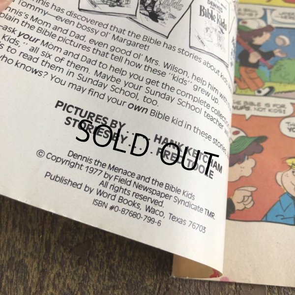 画像3: 70s Vintage Comic DENNIS THE MENACE Bible Kids (B211)  (3)