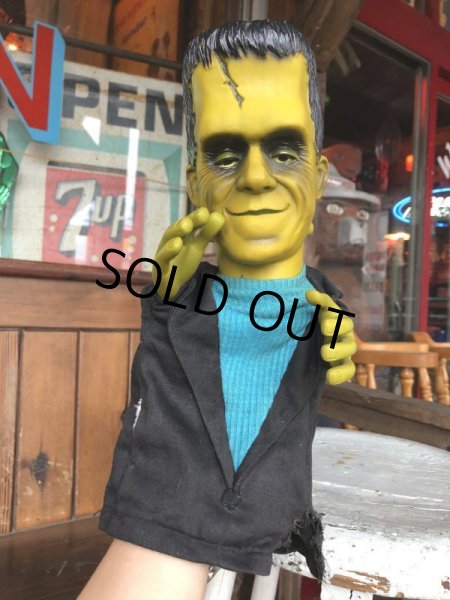 画像10: 60s Vintage Mattel The Munsters TV Show Herman Tanking Hand Puppet Doll (B216)  (10)