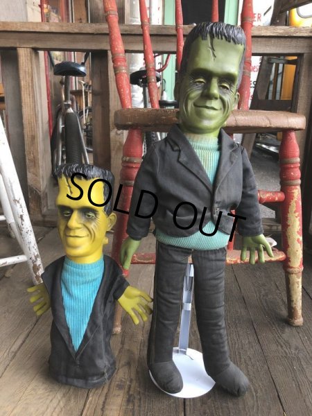 画像11: 60s Vintage Mattel The Munsters TV Show Herman Tanking Hand Puppet Doll (B216)  (11)