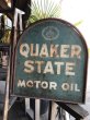 画像6: Vintage Quaker State Motor Oil Sign (B220) (6)