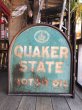 画像2: Vintage Quaker State Motor Oil Sign (B220) (2)