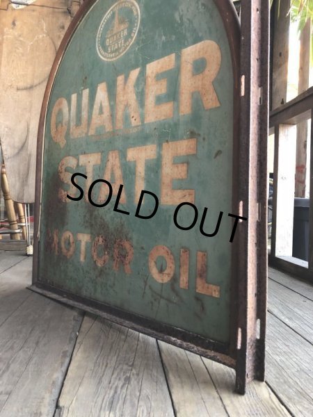 画像5: Vintage Quaker State Motor Oil Sign (B220) (5)