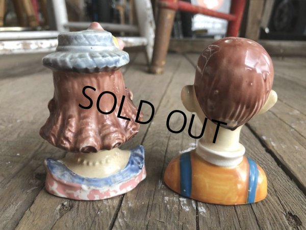 画像3: Vintage Drunk Man 4 Eyes Shakers S/P (B228) (3)