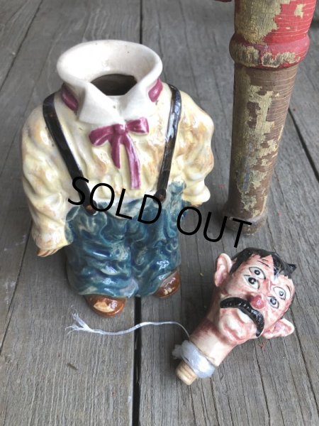 画像6: Vintage Drunk 4 Eyes Decanter Bottle (B226) (6)