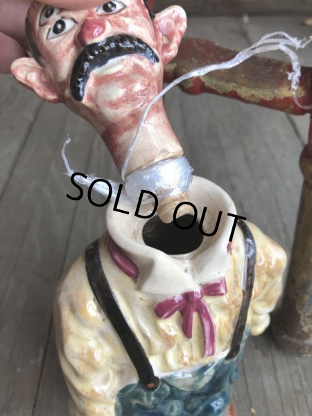 画像7: Vintage Drunk 4 Eyes Decanter Bottle (B226) (7)