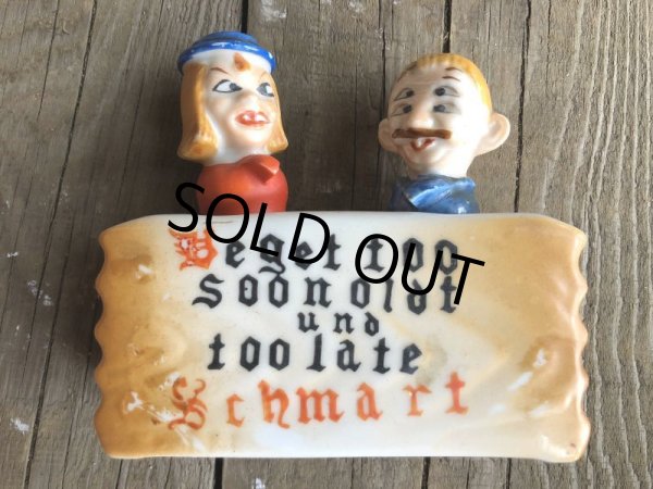 画像6: Vintage Drunk 4 Eyes Nodder Shakers S/P (B227) (6)