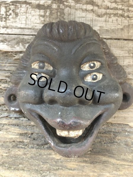 画像3: Vintage Drunk 4 Eyes Cast Iron Opener (B229) (3)