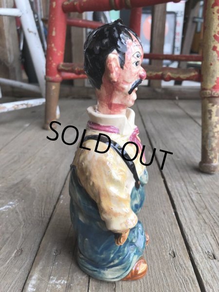 画像4: Vintage Drunk 4 Eyes Decanter Bottle (B226) (4)