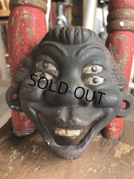 画像6: Vintage Drunk 4 Eyes Cast Iron Opener (B229) (6)