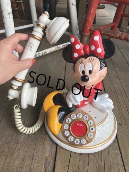 画像2: 90s Vintage Disney Minnie Mouse Phone (B233) (2)