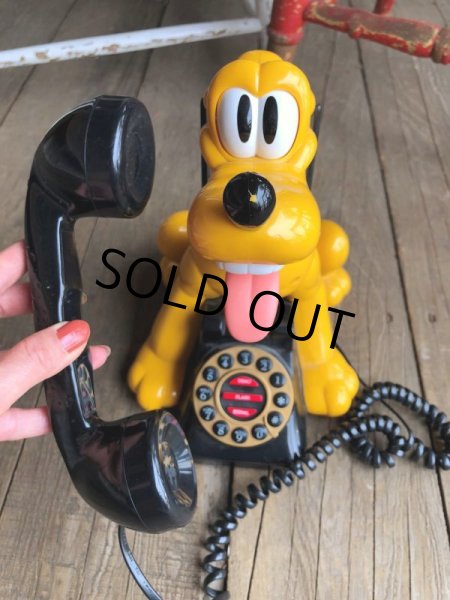 画像6: 90s Vintage Disney Pluto Phone (B232) (6)
