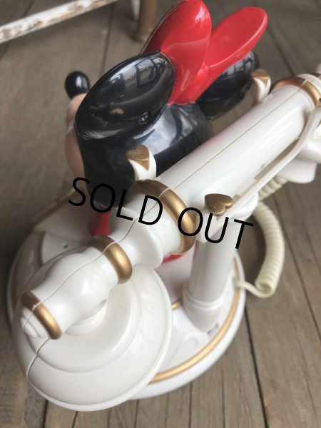 画像6: 90s Vintage Disney Minnie Mouse Phone (B233) (6)