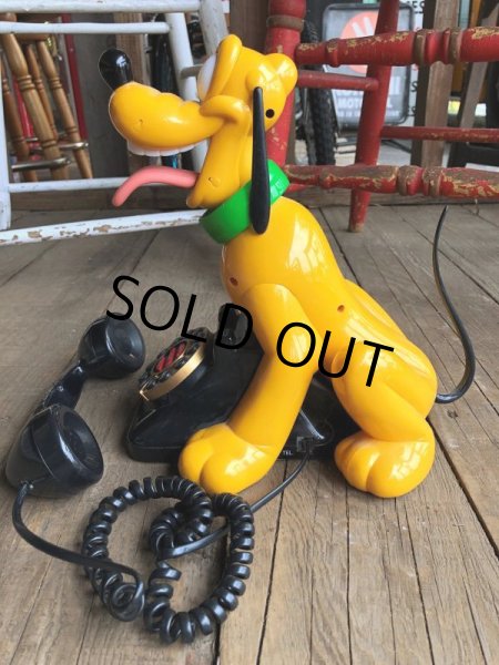 画像5: 90s Vintage Disney Pluto Phone (B232) (5)