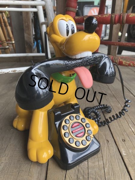 画像1: 90s Vintage Disney Pluto Phone (B232) (1)