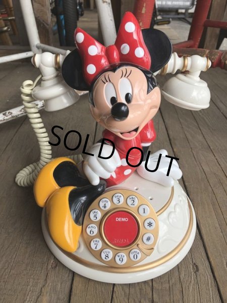 画像1: 90s Vintage Disney Minnie Mouse Phone (B233) (1)